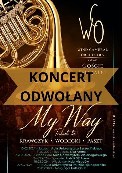 Tribute Krawczyk, Wodecki, Paszt - Wind Cameral Orchestra i goście specjalni w hali PGE Turów Arena Zgorzelec 24.02.2024