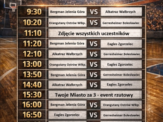 Zgorzeleckie Orły wylądują na hali przy ul. Maratońskiej! Zapraszamy do kibicowania.